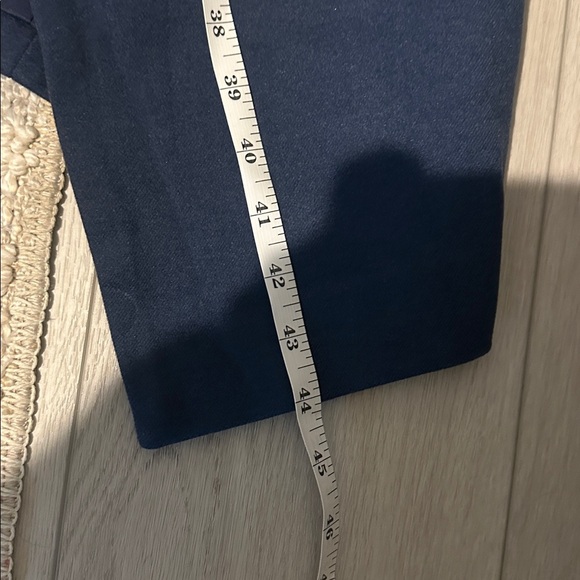 Women's Blue Long Coat - Picture 10 of 10